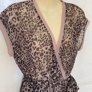 Animal Print Jumpsuit by Mystree Sz S